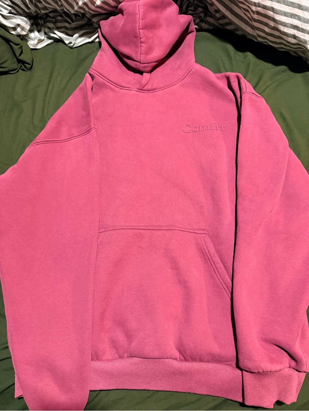 Comfirt Women's Oversized Rose Pink Hoodie